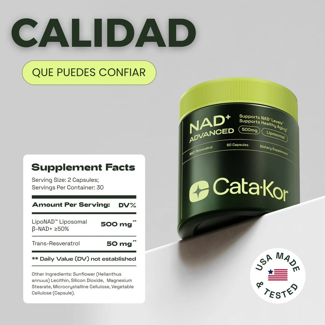 Cata-Kor Avance™ – Energía Celular Y Longevidad Desde Dentro