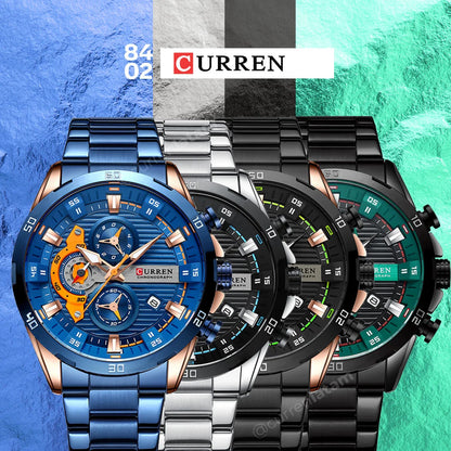RELOJ CURREN 8402 ORIGINAL ELEGANTE | + Bolsa de regalo